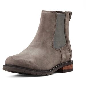 Ariat Taupe Suede Chelsea Boots